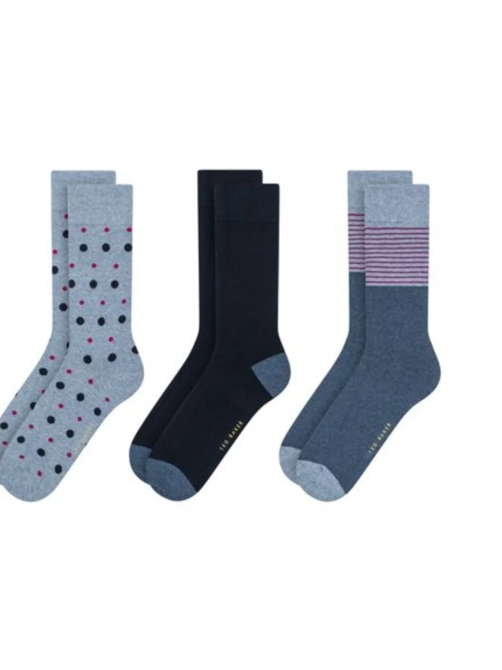 Ted Baker 3-Pack Men's Dress Socks